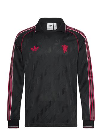 Manchester United Lfstlr Jersey Sport Men Sport Clothing Sport Tops Sport Football Shirts Black Adidas Performance
