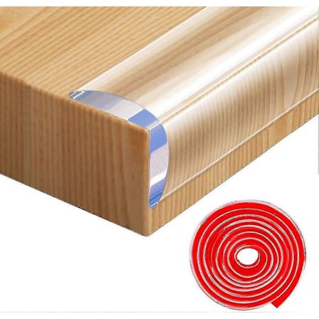 Hörnvaddering, Säkerhetshörnskydd för bord, 2 cm x 2 m