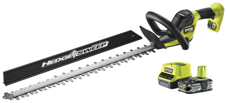Ryobi RY18HTX60A-125 Häcksax med batteri och laddare, Trädgårdsmaskiner