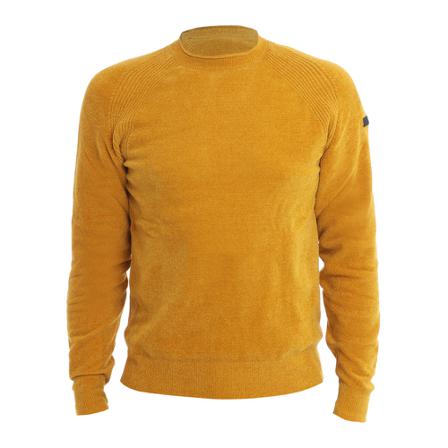 RRD Crew Neck Sweater In Chenille Gul, Herre