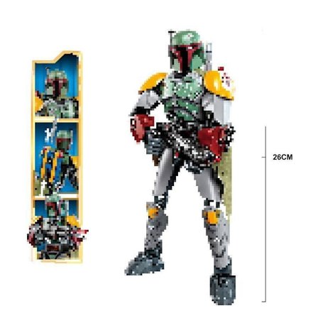 Darth Vader Storm Trooper Star Wars Dokk Byggekloss Leke 【Pakket】 Boba Fett
