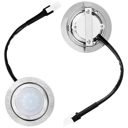2 st Köksfläktslampor, Rostfritt Stål Köksfläkt LED-ljus Ersättning Infälld Köksfläktslampa As Shown