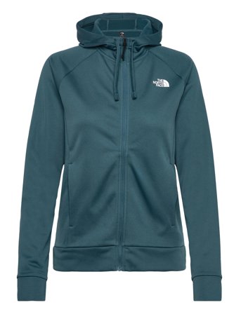 The North Face W Reaxion 2.0 Hooded Full Zip Jacket - Green - L