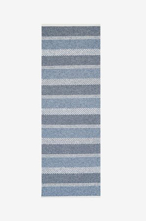 Horredsmattan - Matta Sia - Blå - Bomulls- & trasmattor - 70X140 - Från Homeroom