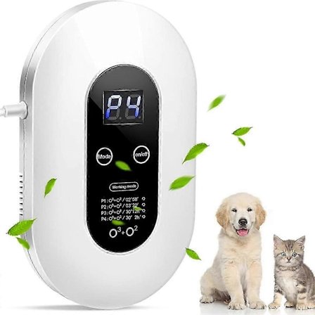 Luktborttagare för stark lukt Kattsand Deodorizer Luftjoniserare Hem Plug-in Luftrenare Eu Plu