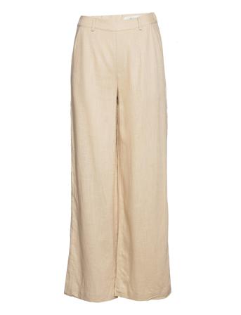Objaline Wide Pants 120 Div Beige Object