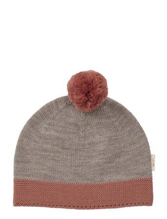 Copenhagen Colors | Knitted Beanie With Pompom | 48/50