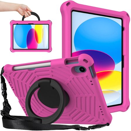 iPad 11 11th Gen / 10.9 10th Gen 2022/2025 Fodral i läder med sömnad i solid färg – Smart Skal för surfplatta