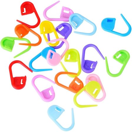 100 st Stickmärken med Lås för Stickning, Virkning, Sömnad