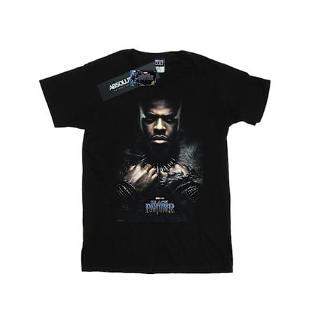 Marvel Womens/Ladies Black Panther M ́Baku Poster Bomull Boyfrie Black XL