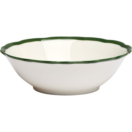 Decotique Fleur skål 15 cm, mørkegrønn' - 'Grønn, hvit