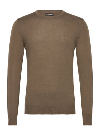 J. Lindeberg M Merino Blend C-Neck Sweater - Brown - XL