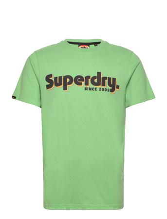 Terrain Logo Classic T Shirt T-shirts Short-sleeved Grønn Superdry*Betinget Tilbud
