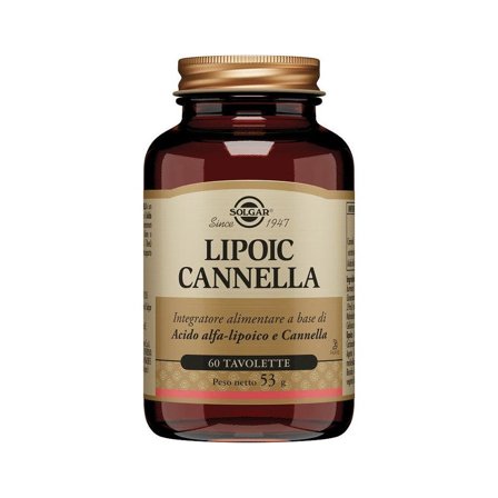 Solgar Lipoic Cannella 60 Tavolette