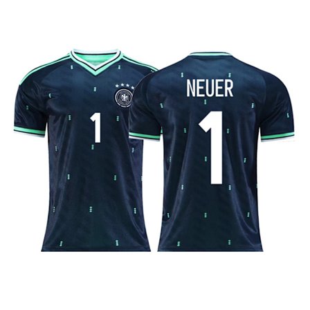 2026 VM TYSKLAND Bortedrakt NR.1 NEUER Fotball T-skjorte Jersey S-2XL