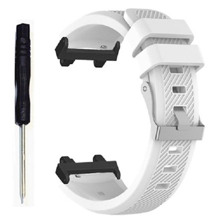 Amazfit T-Rex 2 klockarmband i silikon med twillstruktur - Vit