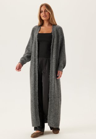 VILA-Vinynni Open L/S LONG KNIT CAR-S