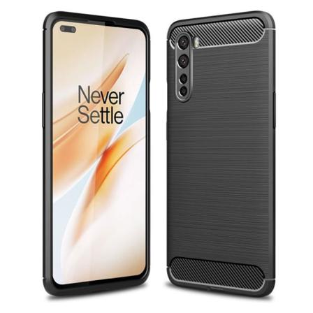 Oneplus Nord Stöttåligt Stötdämpande Skal Slimcarbon Svart