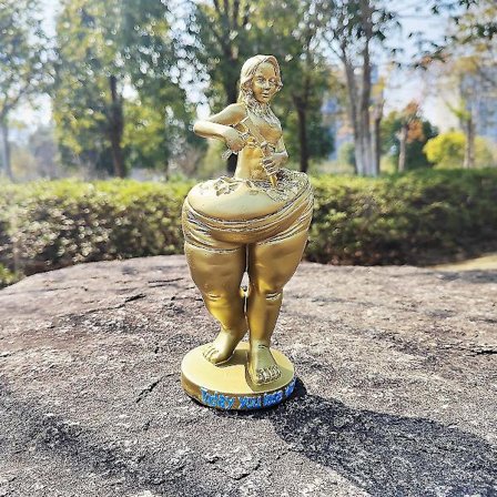 Slank Gudinde Statue Resin Skulptur Hjem Have Dekoration(1p