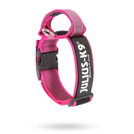 Julius K9 SuperGrip Halsband Rosa - Scarfes, Charms & Halsbandssmycken, Draglinor, Läder- & Textilhalsband på Doggie.se