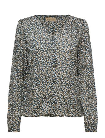 Sc-Felicity Aop Blus Långärmad Multi/mönstrad Soyaconcept