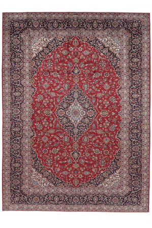 Keshan Rug Oriental Dark Red/Brown Large (Wool, Persia)