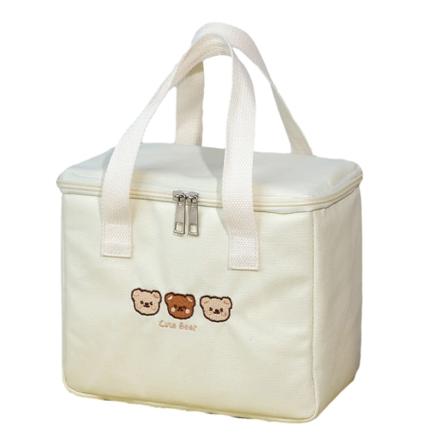 Cartoon söt tote väska, isolerad lunchväska, lunchlåda väska A