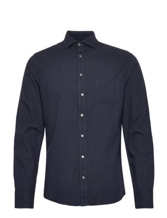 Bs Halden Casual Slim Fit Shirt Skjorta Casual Navy Bruun & Stengade