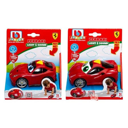Legetøjsbil Ferrari med lys og lyd