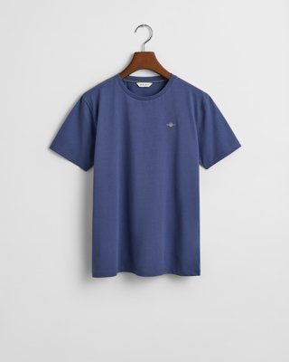 GANT - Teens shield t-skjorte, unisex dusty navy
