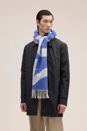 NN.07 Logo Halstørklæde Herre Flerfarvet Uld