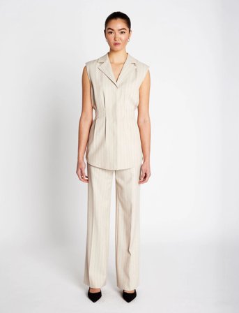 Bruuns Bazaar Apricotbbeleza Pants - Beige - 40