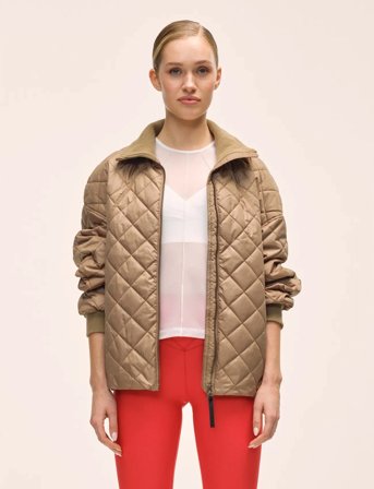 Casall Nordic Quilted Jacket - Beige - XL