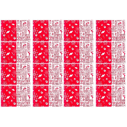 1500 stk Julegodteri Emballasjepapir Nougat Innpakningspapir Festlig Sukkerpapir Bryllup Fest Jul 1000 P 12.5X9CM