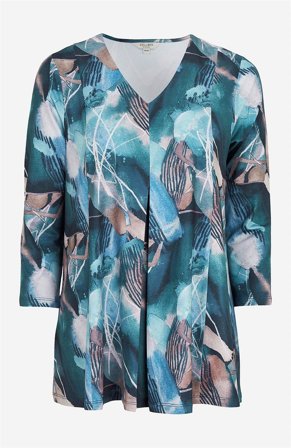 Cellbes of Sweden - Mönstrad trikåtunika - flerfärgad / mönstrad - för damer - 34/36L