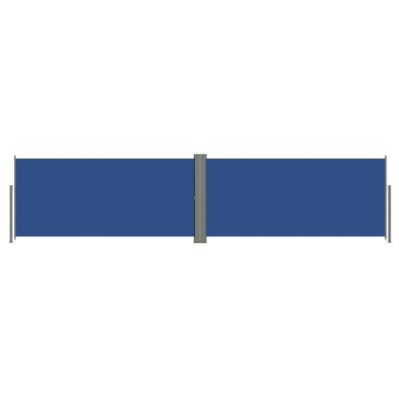 Vidaxl Infällbar Sidomarkis Blå 140x600 Cm Blå