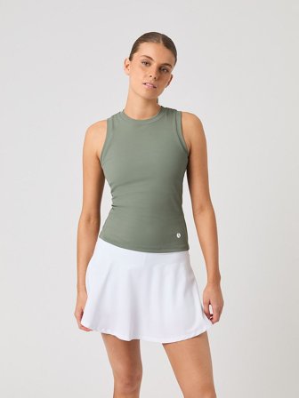Björn Borg Ace Pocket Ribbed Tank Top Agave Green L, Tøj & Bolig, Træningstøj, Træningsbluser