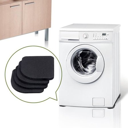 Anti-vibrasjonsmatte Gummidempende føtter Vaskemaskin Anti-