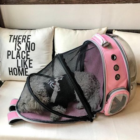 Pet Cat Hund Ryggsäck Bärare Valp Resetält Utomhus Astronaut Bärväska