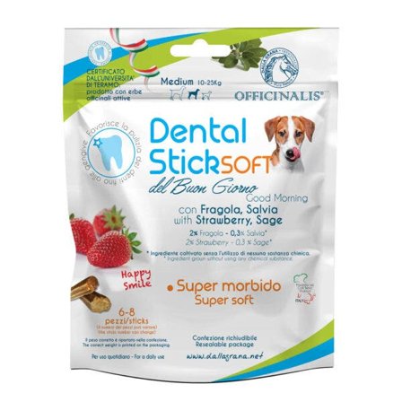 Officinalis Dental Stick Soft Buongiorno Cani Taglia Media 6/8
