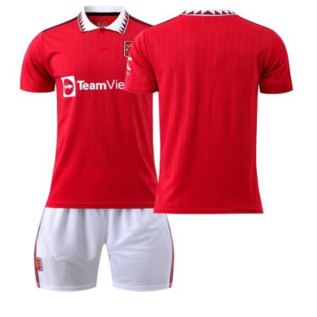 2223 Röd Djävlar Hemma Fotbollströja Nr Nummer Jersey Without Socks 24(140-145cm)