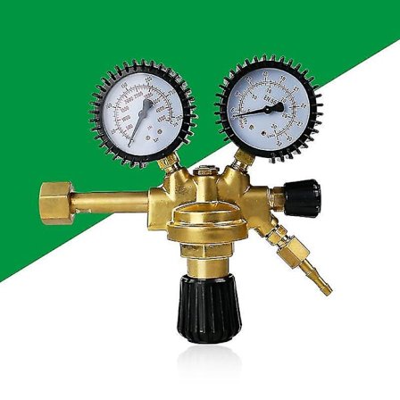 Universell Argon Co2 tryckreducer Gas svetsregulator med dubbel yta mässingsmätare Mig / Mag svetsning för alla standardgaser Argon / Co2 / Ine