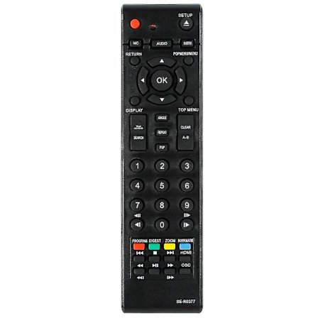 Hmwy - Ny fjernkontroll for Toshiba Se-r0377 Bluray Dvd-spiller Bdx2100 Bdx3100 Bdx5200 kontroller