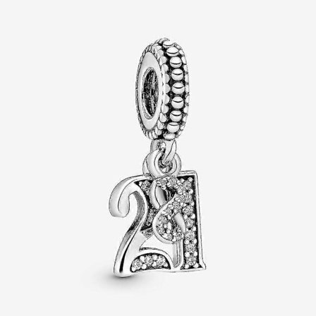 925 Sterling Sølv Charms Perler 18 21 30 Fejring Vedhæng Charm Passer Pandora Armbånd Halskæder Smykker Til Kvinder