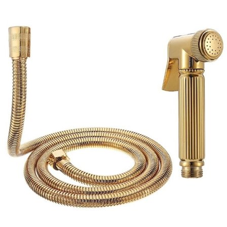 Toilet Bruser Bidet Bærbar Vægmonteret Spray/Sprayhoved/Håndbruser Guld