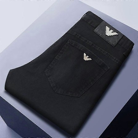 Vår Sommer Luksusmerke Jeans Casual Jeans Business Casual Jeans Menn Eksklusive Bukser Jeans Menn Fire Årstider Kan Bruke Jeans Menn