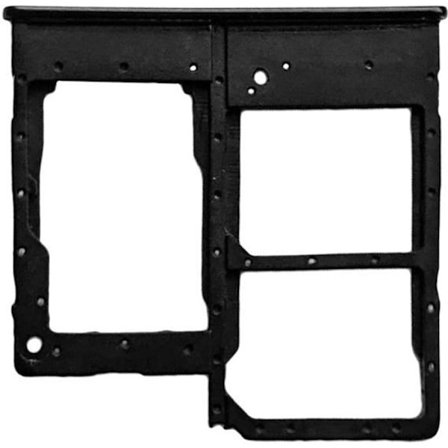 Korttilokero - Samsung - Galaxy A20e - 2x Nano SIM - Micro SD - Musta