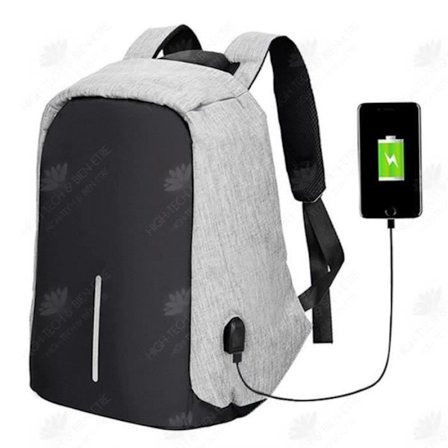 HTBE Vesitiivis nylon-reppu tabletille, kannettavan tietokoneen laukku, liikematka, suuri kapasiteetti, varkauksilta suojaava, veneilylaukku