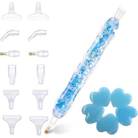 Glow In The Dark Diamantmålning Borrkonstverktyg Penna Och Tillbehör, Harts Luminous 5d Strass Plockare Stick Verktyg Diamantmålning Tillbehör Pennor