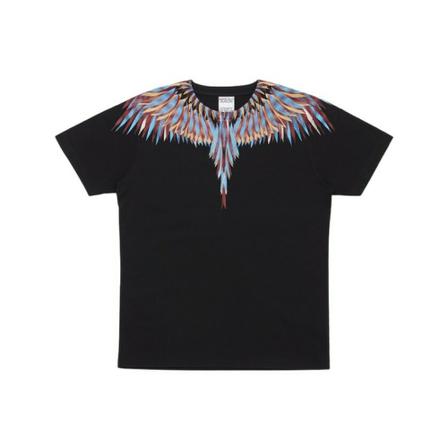 Marcelo Burlon Shirts Sort, unisex T-shirts, Størrelse: XL